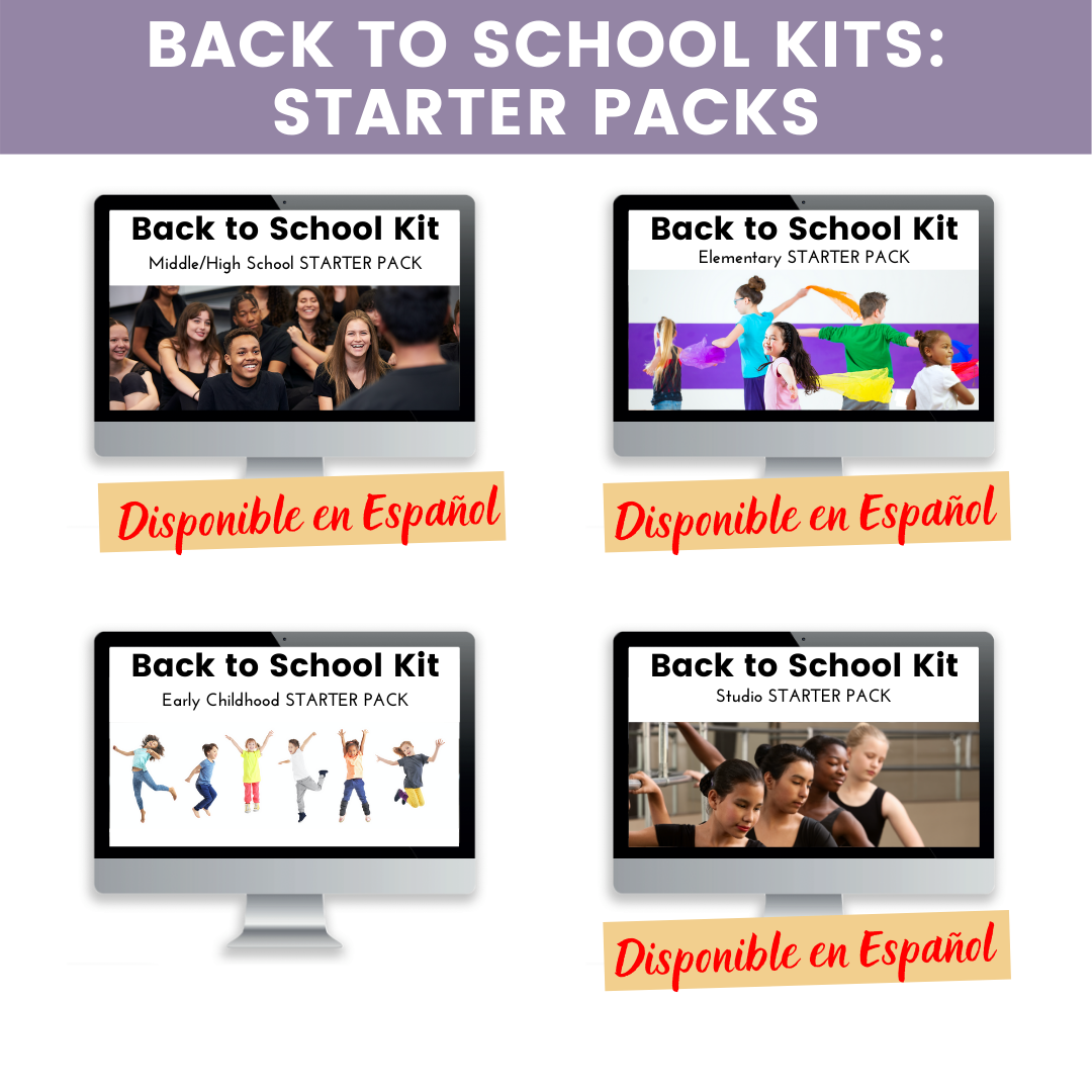 Back to School Starter Packs - Dance Ed Tips