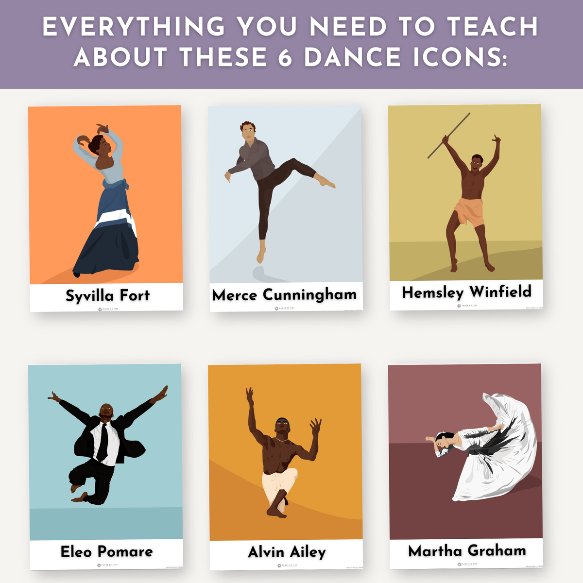 Modern Dance Icons Curriculum Kit