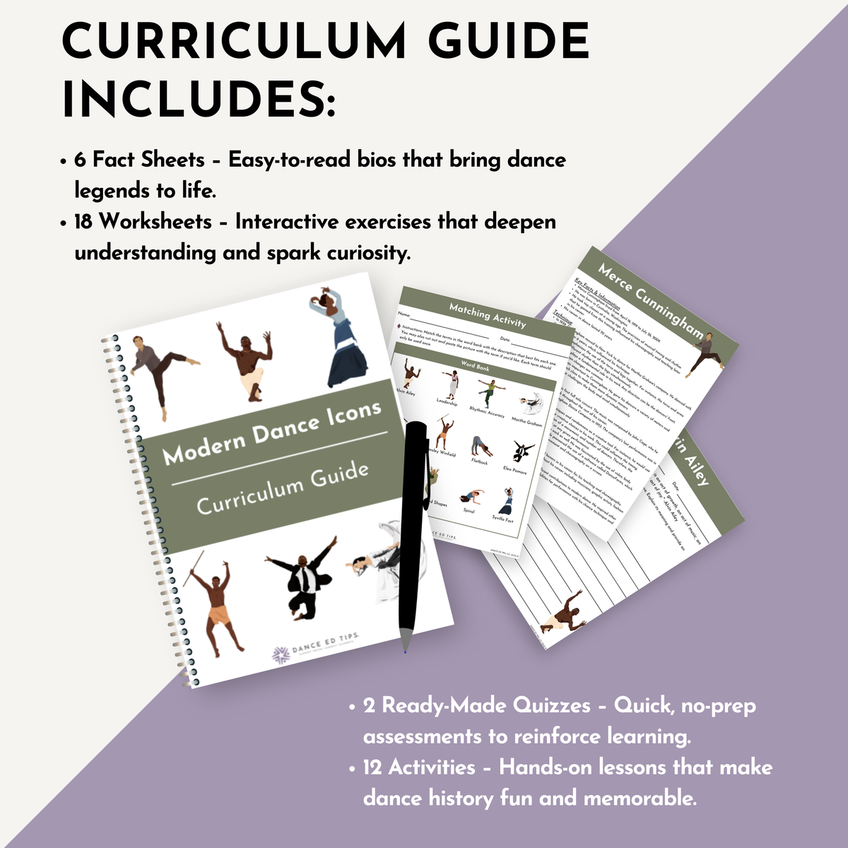 Modern Dance Icons Curriculum Kit